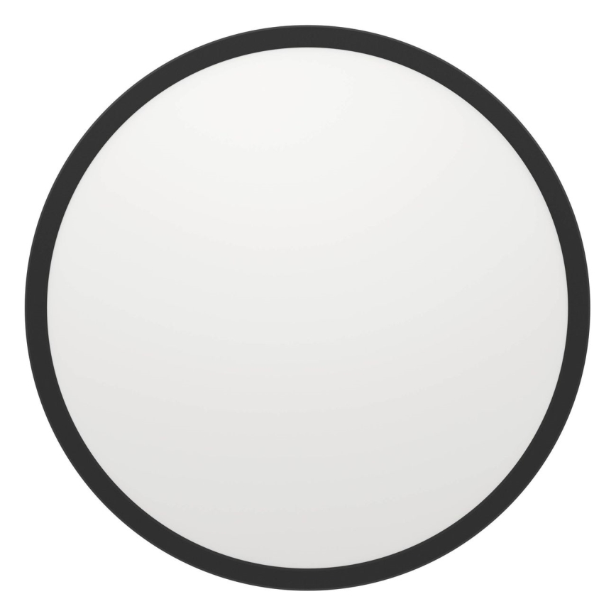 Eglo - LED Димируем плафон за баня LED/16,8W/230V 2700-6500K Ø 50 см IP44 черен + дистанционно управление