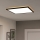 Eglo 901457 - LED Димируем плафон за баня LED/17W/230V 2700-6500K 50x50 см IP44 черен + дистанционно управление