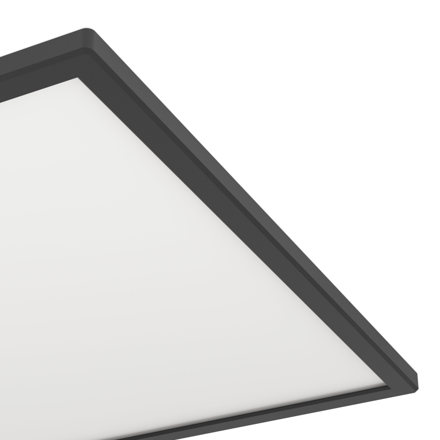 Eglo 901457 - LED Димируем плафон за баня LED/17W/230V 2700-6500K 50x50 см IP44 черен + дистанционно управление
