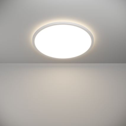Eglo - LED Димируем плафон за баня LED/16,8W/230V 2700-6500K Ø 50 см IP44 бял + дистанционно управление