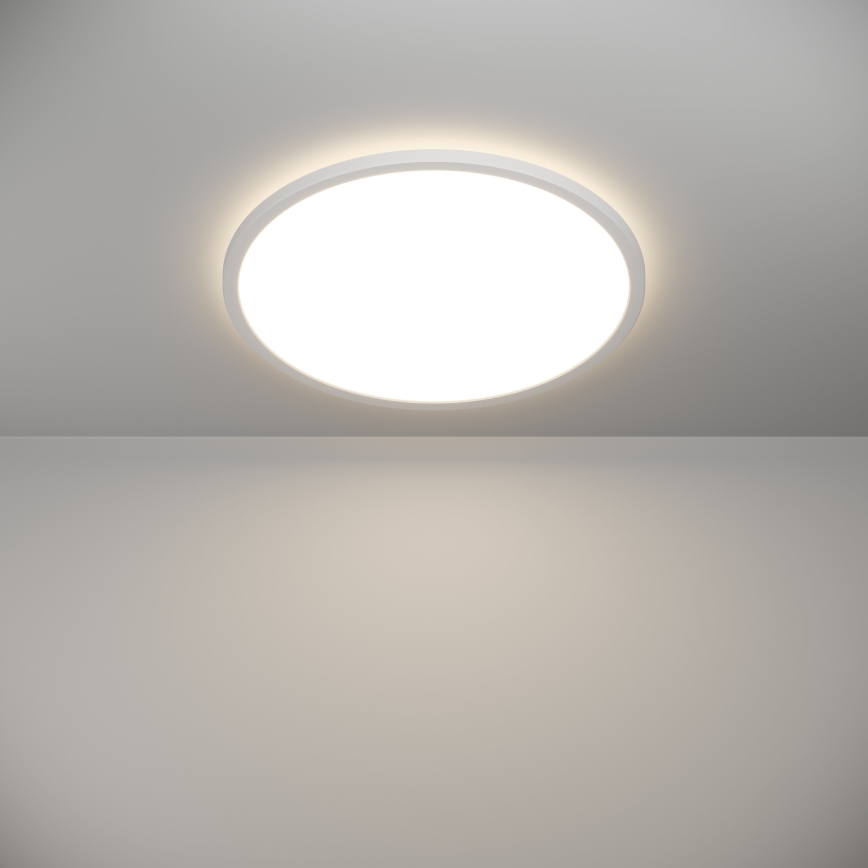 Eglo - LED Димируем плафон за баня LED/16,8W/230V 2700-6500K Ø 50 см IP44 бял + дистанционно управление