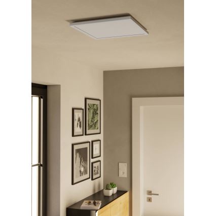 Eglo - LED Димируем плафон за баня LED/17,6W/230V 2700-6500K 39x39 см IP44 бял + дистанционно управление