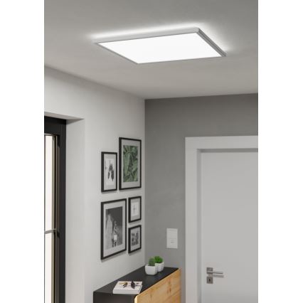Eglo - LED Димируем плафон за баня LED/17W/230V 2700-6500K 50x50 см IP44 бял + дистанционно управление