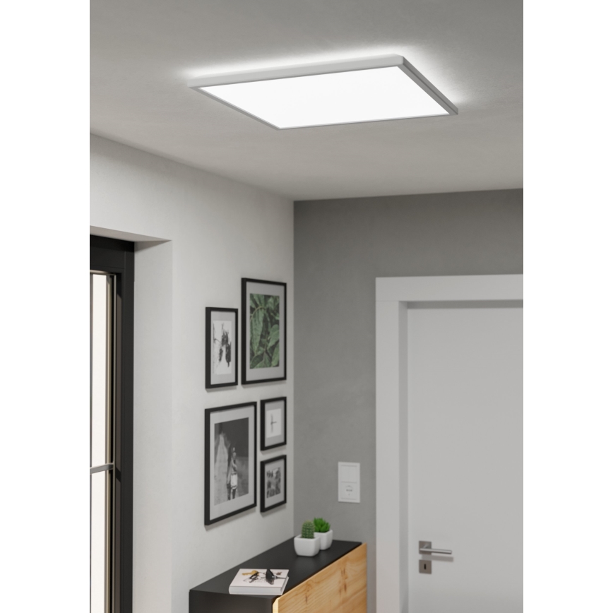 Eglo - LED Димируем плафон за баня LED/17W/230V 2700-6500K 50x50 см IP44 бял + дистанционно управление