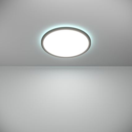 Eglo - LED RGBW Димируем плафон за баня LED/18,5W/230V 2700-6500K Ø 38,9 см IP44 черен ZigBee