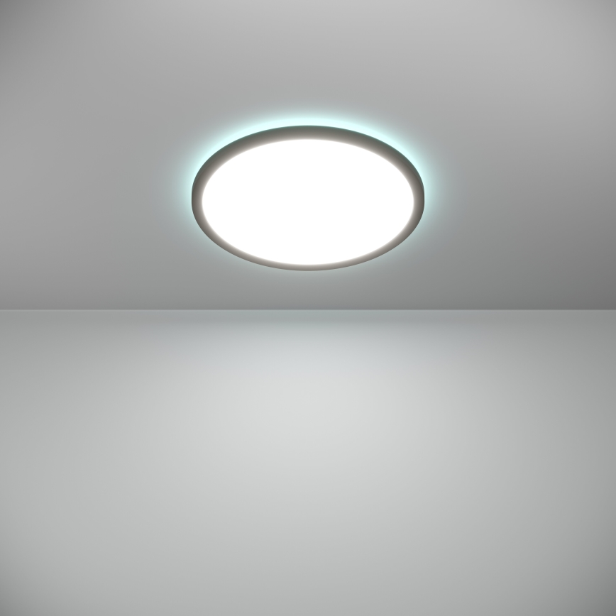 Eglo - LED RGBW Димируем плафон за баня LED/18,5W/230V 2700-6500K Ø 38,9 см IP44 черен ZigBee
