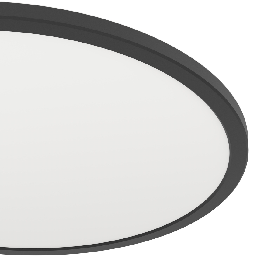 Eglo - LED RGBW Димируем плафон за баня LED/16,8W/230V 2700-6500K Ø 50 см IP44 черен ZigBee