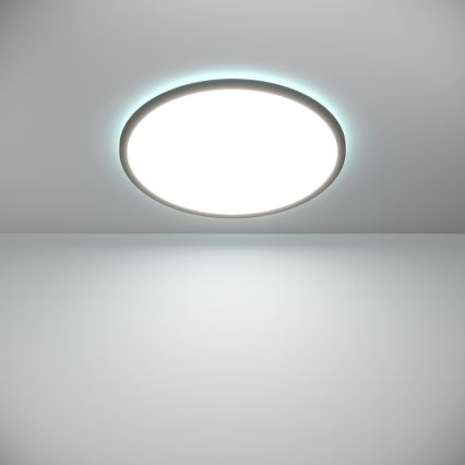 Eglo - LED RGBW Димируем плафон за баня LED/16,8W/230V 2700-6500K Ø 50 см IP44 черен ZigBee