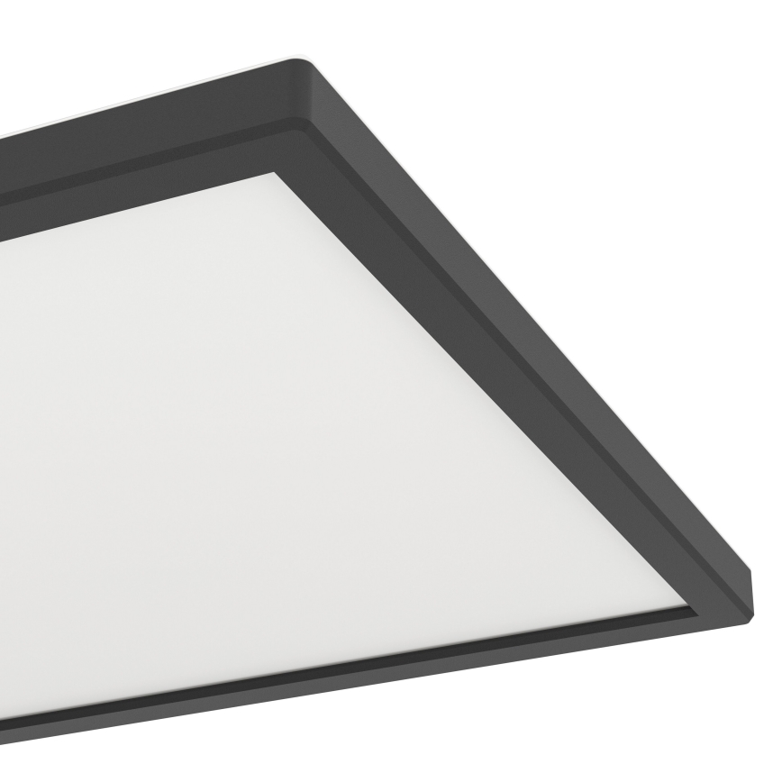 Eglo - LED RGBW Димируем плафон за баня LED/13,4W/230V 2700-6500K 29x29 см IP44 черен