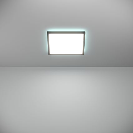 Eglo - LED RGBW Димируем плафон за баня LED/13,4W/230V 2700-6500K 29x29 см IP44 черен