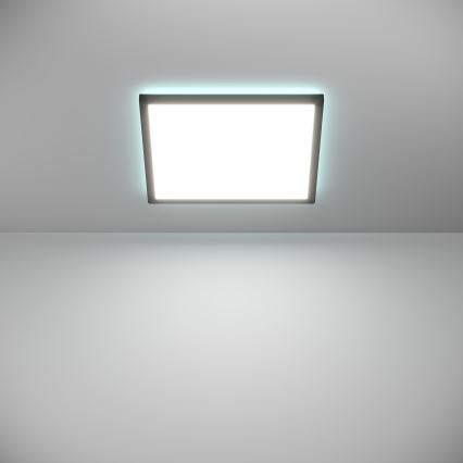 Eglo - LED RGBW Димируем плафон за баня LED/17,6W/230V 2700-6500K 39x39 см IP44 черен ZigBee