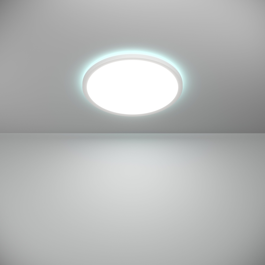 Eglo - LED RGBW Димируем плафон за баня LED/18,5W/230V 2700-6500K Ø 38,9 см IP44 бял ZigBee