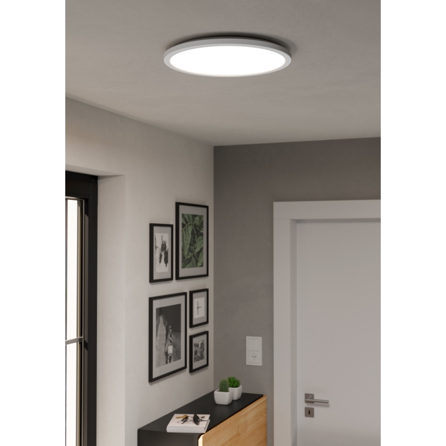 Eglo - LED RGBW Димируем плафон за баня LED/18,5W/230V 2700-6500K Ø 38,9 см IP44 бял ZigBee