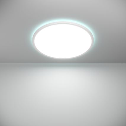 Eglo - LED RGBW Димируем плафон за баня LED/16,8W/230V 2700-6500K Ø 50 см IP44 бял ZigBee
