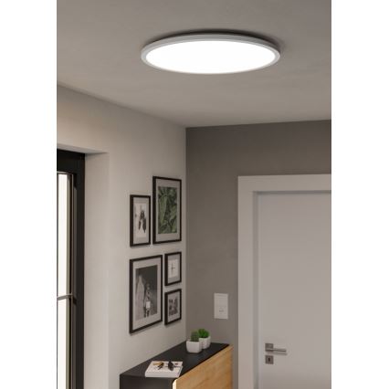 Eglo - LED RGBW Димируем плафон за баня LED/16,8W/230V 2700-6500K Ø 50 см IP44 бял ZigBee