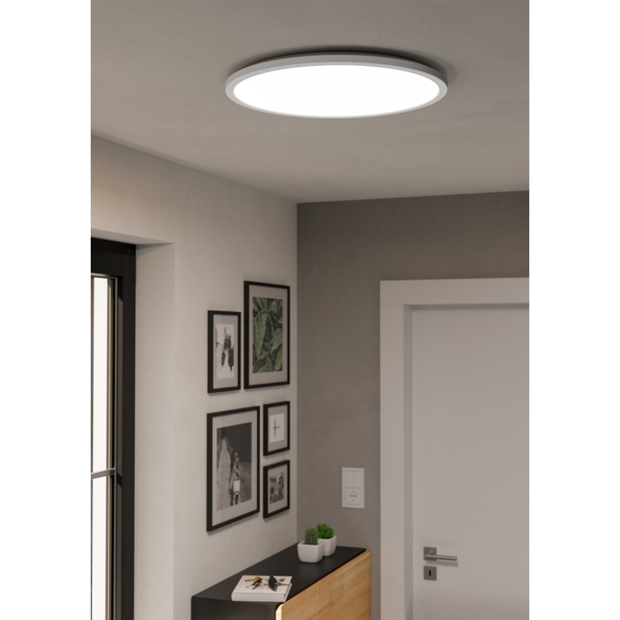 Eglo - LED RGBW Димируем плафон за баня LED/16,8W/230V 2700-6500K Ø 50 см IP44 бял ZigBee