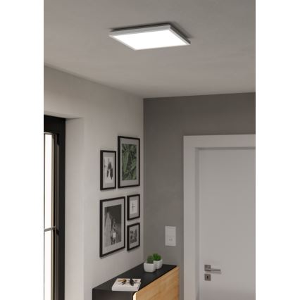 Eglo - LED RGBW Димируем плафон за баня LED/13,4W/230V 2700-6500K 29x29 см IP44 бял ZigBee