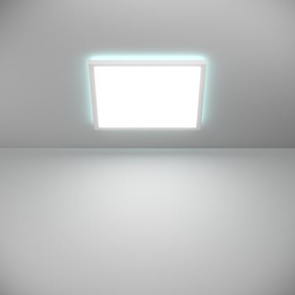 Eglo - LED RGBW Димируем плафон за баня LED/17,6W/230V 2700-6500K 39x39 см IP44 бял ZigBee