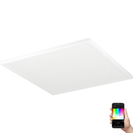 Eglo - LED RGBW Димируем плафон за баня LED/17W/230V 2700-6500K 50x50 см IP44 бял ZigBee