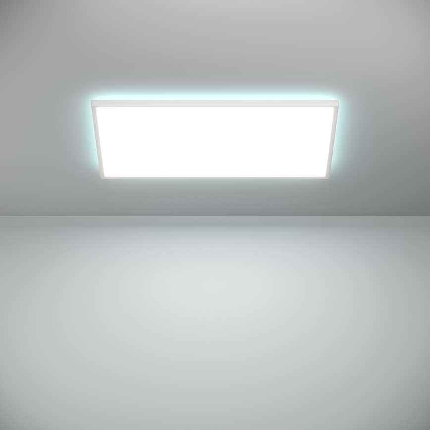 Eglo - LED RGBW Димируем плафон за баня LED/17,2W/230V 2700-6500K 30x57 см IP44 бял ZigBee