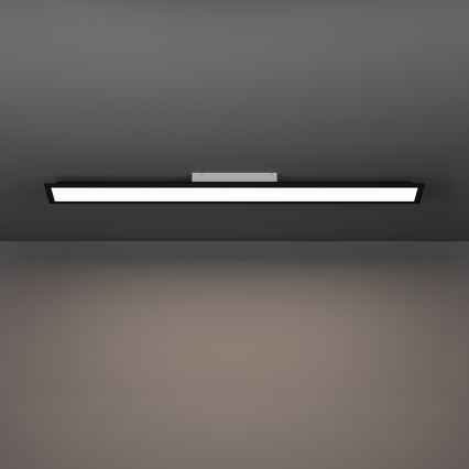 Eglo - LED панел за повърхностен монтаж, LED/28W/230V, 3 цветови температури 2700/4000/6500K, 120x15 см, черен