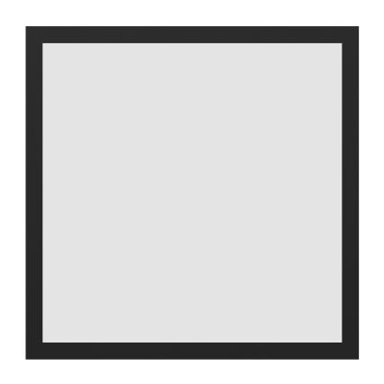 Eglo - LED RGBW димируемо таванно осветително тяло LED/19W/230V 2700-6500K 40x40 cm черно