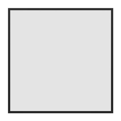 Eglo - LED RGBW димируем повърхностно монтиран панел LED/33W/230V 2700-6500K 60x60 см черен