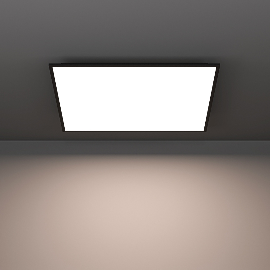 Eglo - LED RGBW димируем повърхностно монтиран панел LED/33W/230V 2700-6500K 60x60 см черен