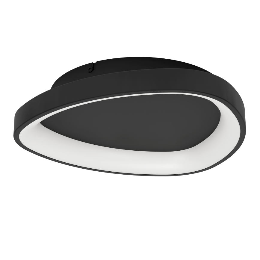 Eglo - LED Димируем плафон LED/12W/230V 2700-6500K черен + дистанционно управление