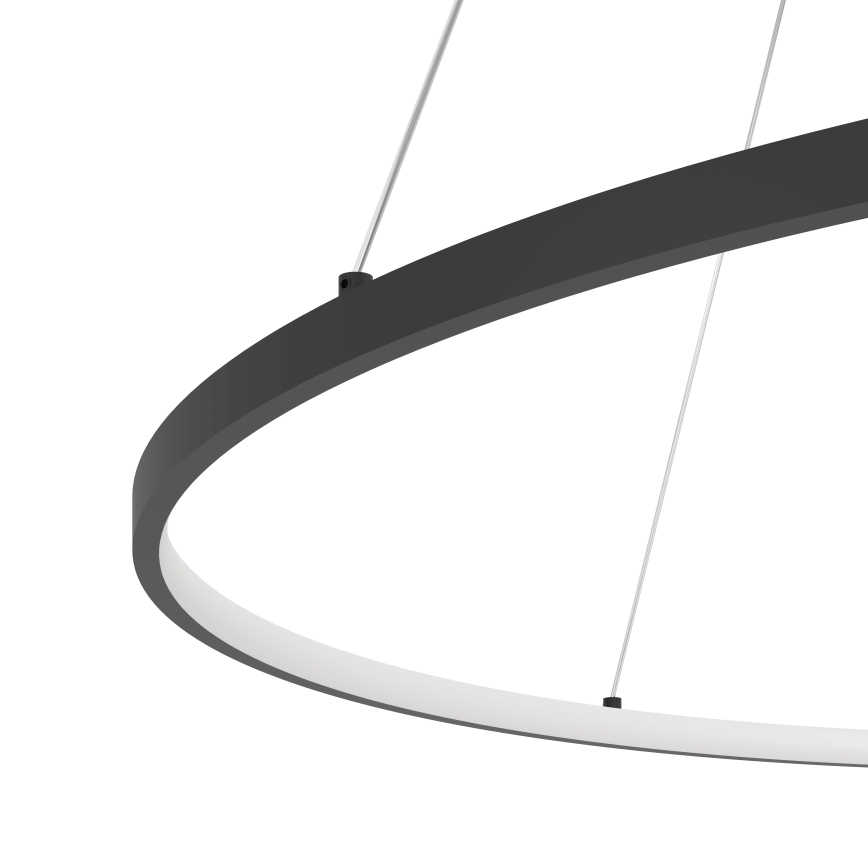 Eglo - LED Димируем пендел LED/40W/230V 2700-6500K черен + дистанционно управление