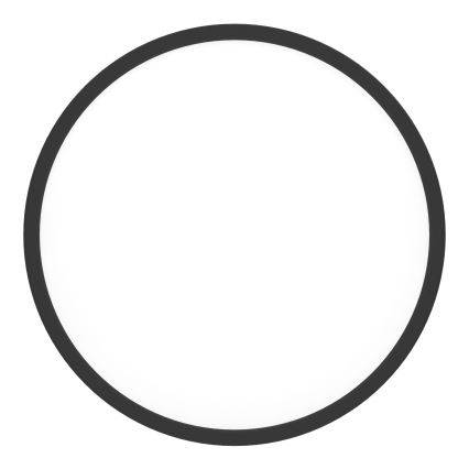 Eglo - LED RGBW димируем таванен плафон за баня, LED/17,5W/230V, 2700-6500K, диаметър 39,9 cm, IP44, черен