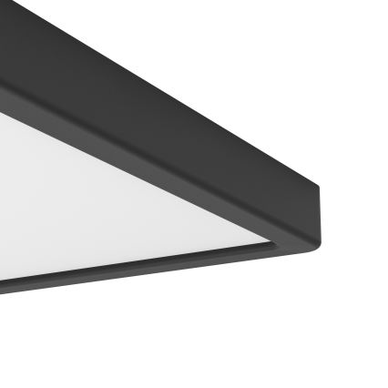 Eglo - LED RGBW димируемо таванно осветително тяло за баня LED/17,8W/230V 2700-6500K 39x39 cm IP44 черно