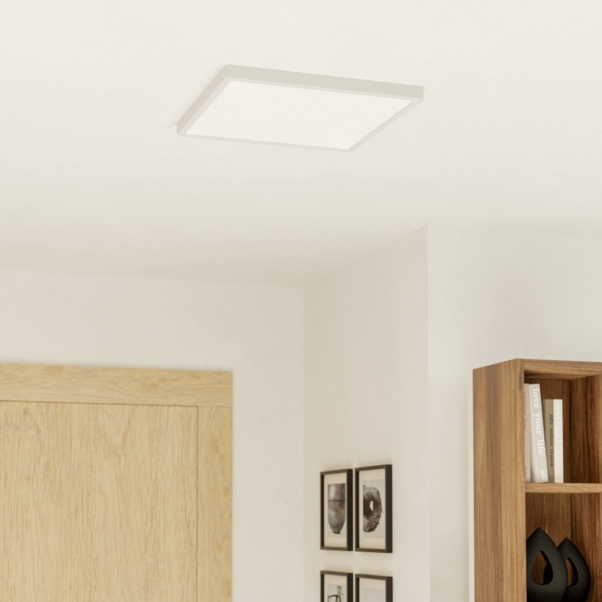 Eglo - LED RGBW димируемо таванно осветително тяло за баня LED/17,8W/230V 2700-6500K Ø 39 cm IP44 бяло