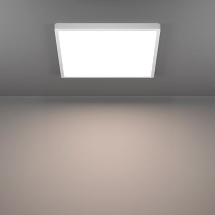 Eglo - LED RGBW димируемо таванно осветително тяло за баня LED/17,8W/230V 2700-6500K Ø 39 cm IP44 бяло