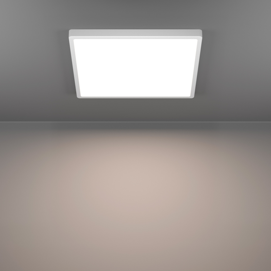 Eglo - LED RGBW димируемо таванно осветително тяло за баня LED/17,8W/230V 2700-6500K Ø 39 cm IP44 бяло
