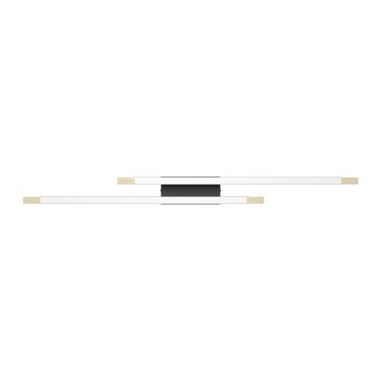 Eglo - LED Димируем плафон 2xLED/10W/230V 3000K черен/бежов