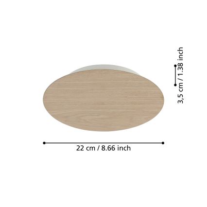Eglo - LED аплик LED/9,2W/230V 3000K бежов
