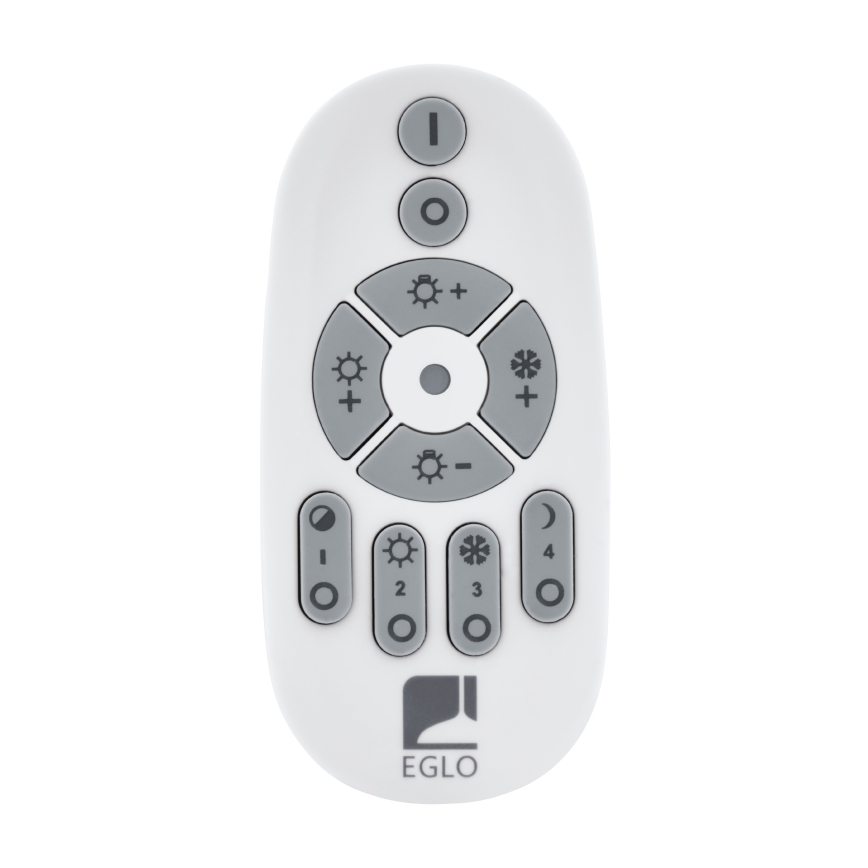 Eglo - димируемо LED таванно осветително тяло 2xLED/17W/230V +LED/4,2W 2700-6500K + дистанционно управление