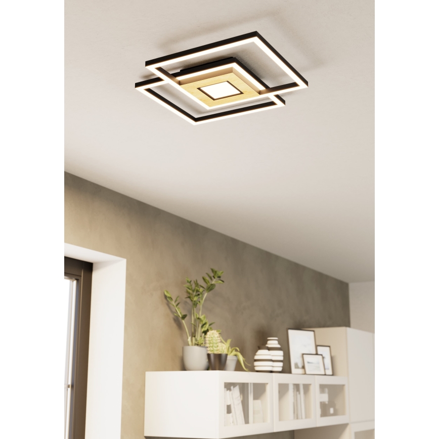 Eglo - LED Димируем плафон 2xLED/17W/230V +1xLED/4,2W 2700-6500K + дистанционно управление