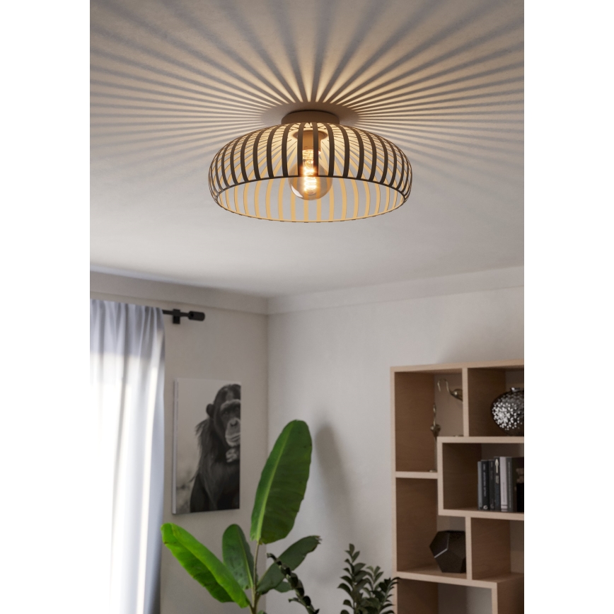 Eglo - Плафон 1xE27/40W/230V Ø 43 см кремав
