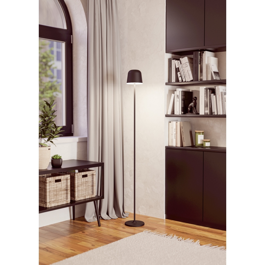 Eglo - LED Димируем екстериорен акумулаторен лампион LED/4,3W/5V 2400/3000/4000K IP54 черен