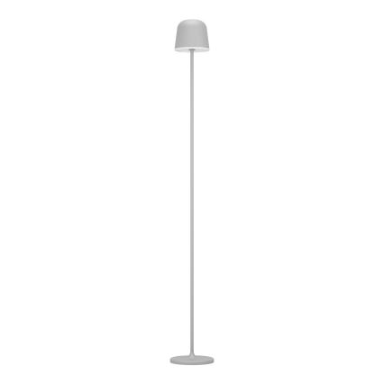 Eglo - LED Димируем екстериорен акумулаторен лампион LED/4,3W/5V 2400/3000/4000K IP54 сив