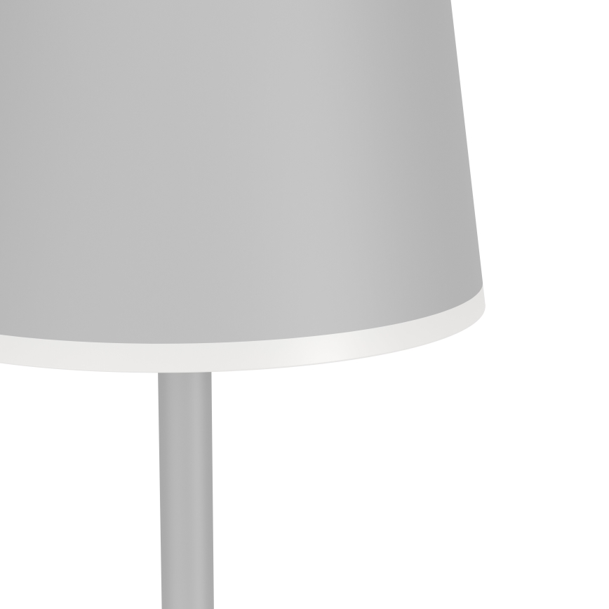 Eglo - LED Димируем екстериорен акумулаторен лампион LED/4,3W/5V 2400/3000/4000K IP54 сив