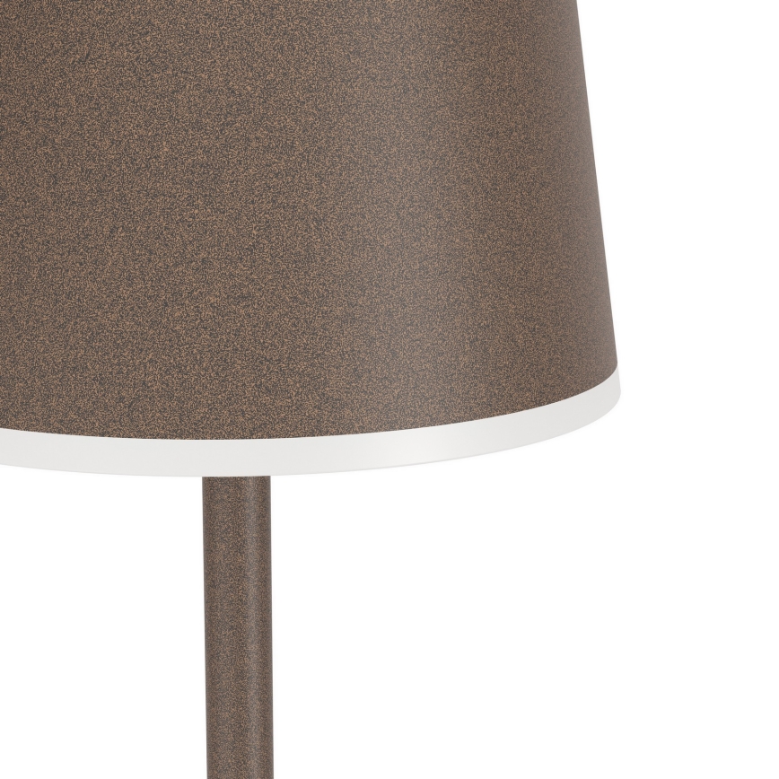 Eglo - LED Димируем екстериорен акумулаторен лампион LED/4,3W/230V 2400/3000/4000K IP54 кафяв
