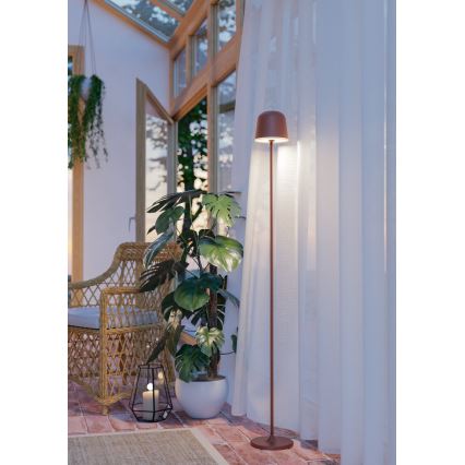 Eglo - LED Димируем екстериорен акумулаторен лампион LED/4,3W/230V 2400/3000/4000K IP54 кафяв