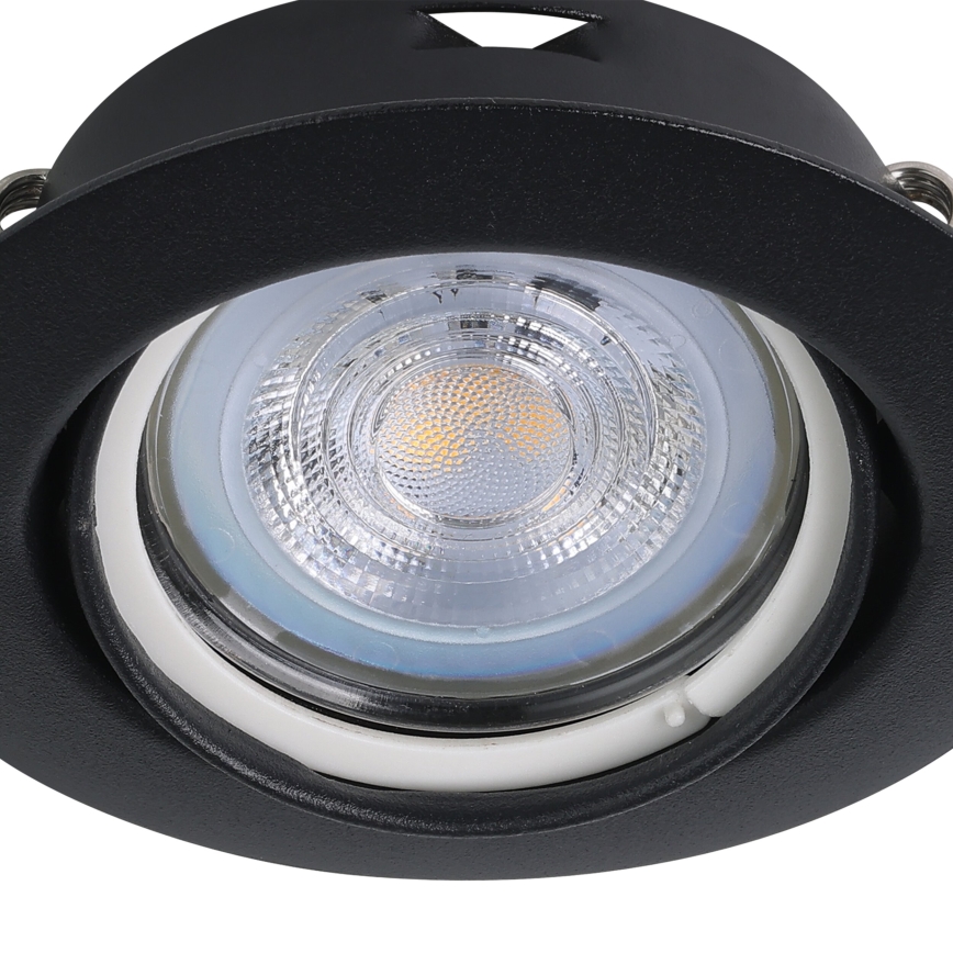 Eglo - К-кт 3x LED Лампа за окачен таван 1xGU10/4W/230V черен