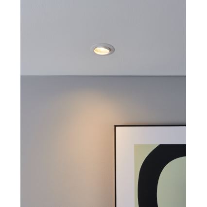 Eglo - К-кт 3x LED Лампа за окачен таван 1xGU10/4W/230V бял