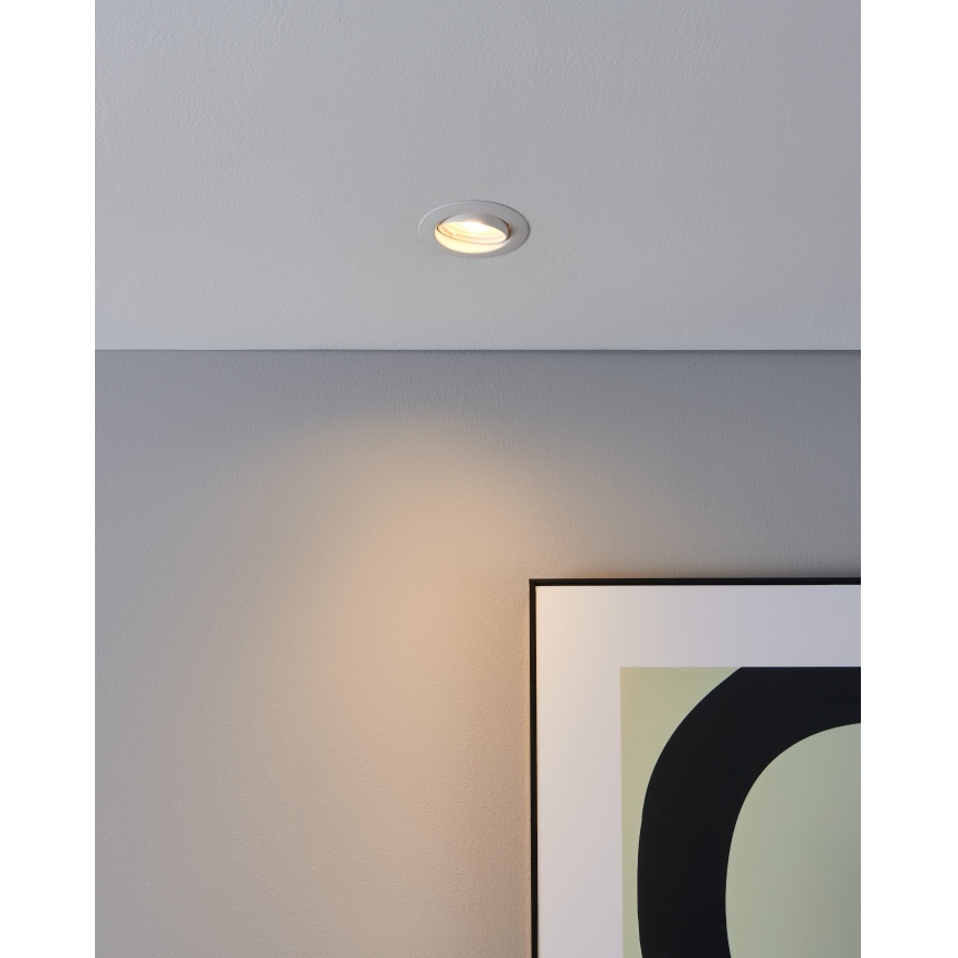 Eglo - К-кт 3x LED Лампа за окачен таван 1xGU10/4W/230V бял
