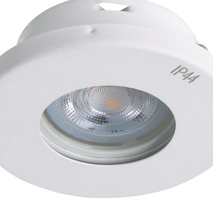 Eglo - К-кт 3xLED Лампа за вграждане в баня 1xGU10/4W/230V IP44 бял