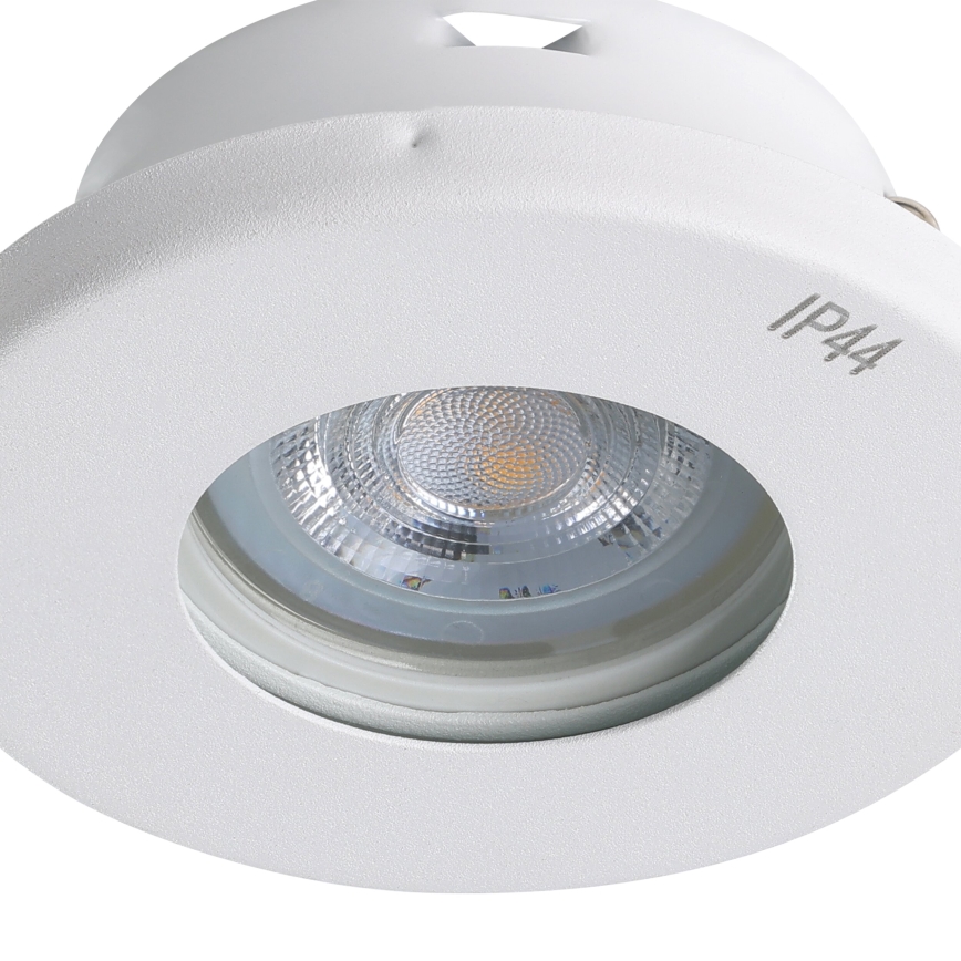 Eglo - К-кт 3xLED Лампа за вграждане в баня 1xGU10/4W/230V IP44 бял